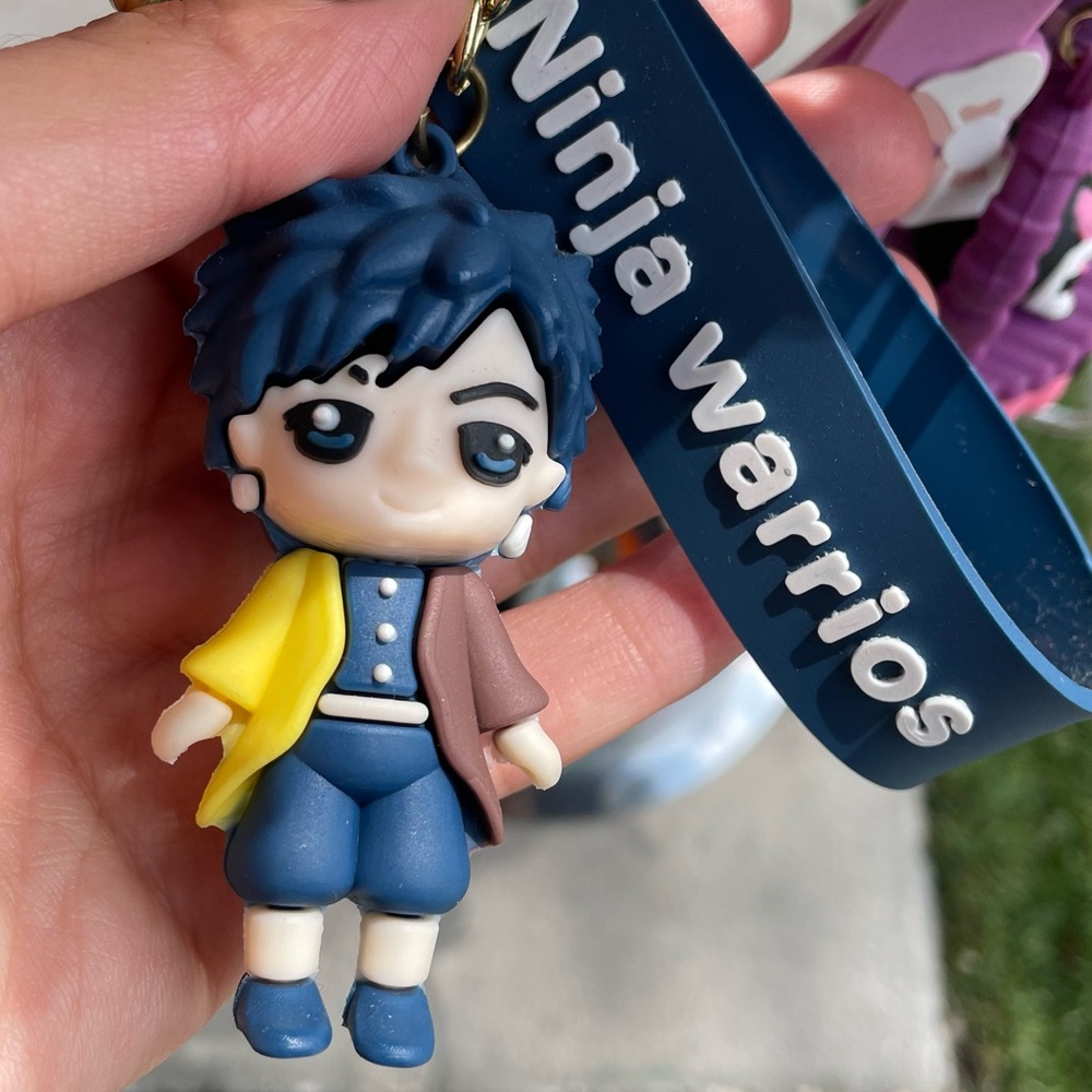 Colorful Ninja Warrior Keychain